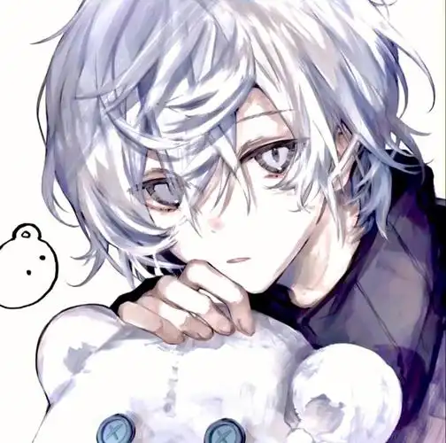 动漫头像白发特辑男生