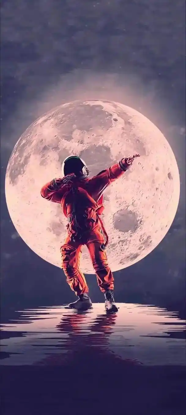 太空人壁纸 #宇航员 #送你一张壁纸 - 抖音