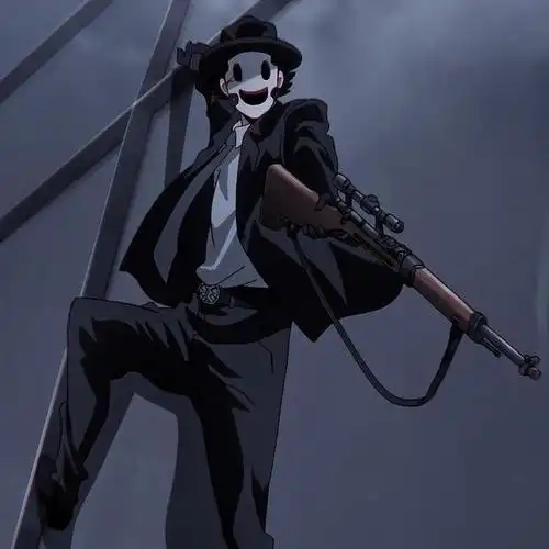 《天空侵犯》狙击手面具人,超帅的动作,适合拿来做头像哈