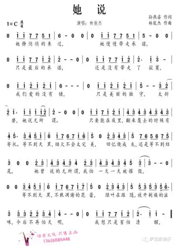 她说林俊杰歌曲伤感凄美深情感人萨克斯唯美音乐