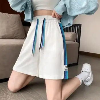 温莱蔓莎高中学生女生跑步短裤初中生夏天半短裤中考体育考试专用运动