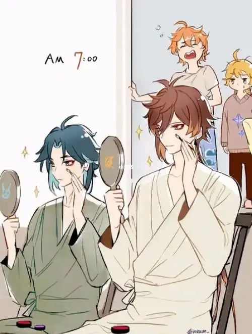 原神  #梗图  #genshin  #空  #荧  #魈  #钟离  #公子  #温迪