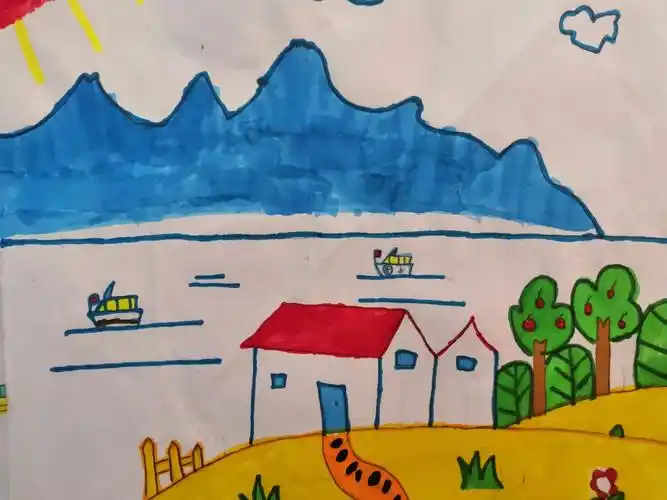 二二班风景画尝试