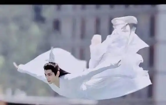 罗云熙腰部核心力量##罗云熙长月烬明吊威亚古装路透