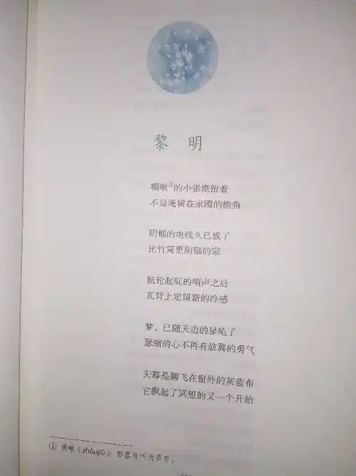 求艾青诗选《黎明》的赏析,250字左右