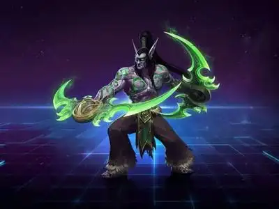 风暴英雄伊利丹怒风-3d打印模型