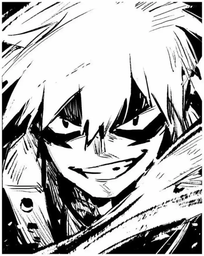 《我的英雄学院》超帅黑白画——带你体验不一样的小英雄 安德瓦