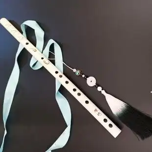 笛子玉笛古风白玉精制初学竹笛成人女初学者儿童陈情笛令入门白色