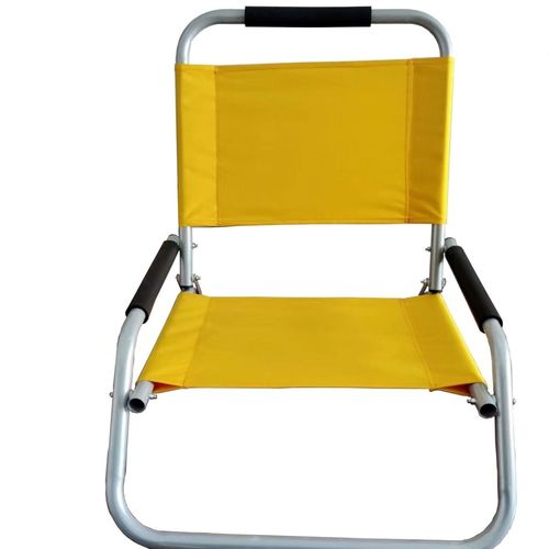 户外轻便休闲矮脚沙滩折叠椅钢管椅钓鱼椅外贸尾单便携