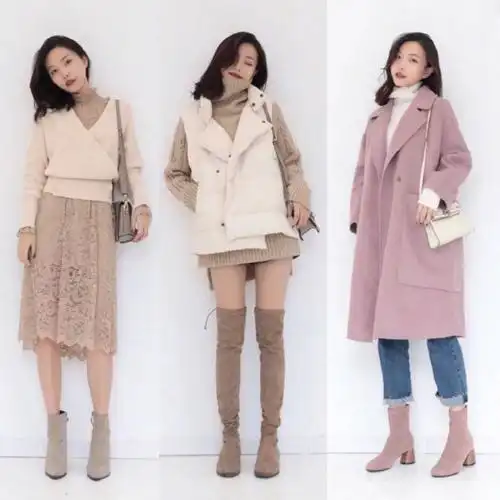 莫兰迪色系穿搭 女装穿搭 时尚潮流 高清大图 春秋夏季穿搭达人 女装