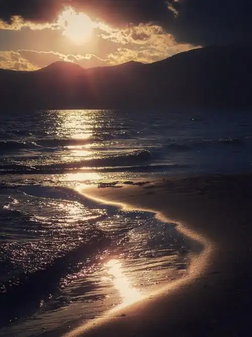 华为p40pro金色湖畔