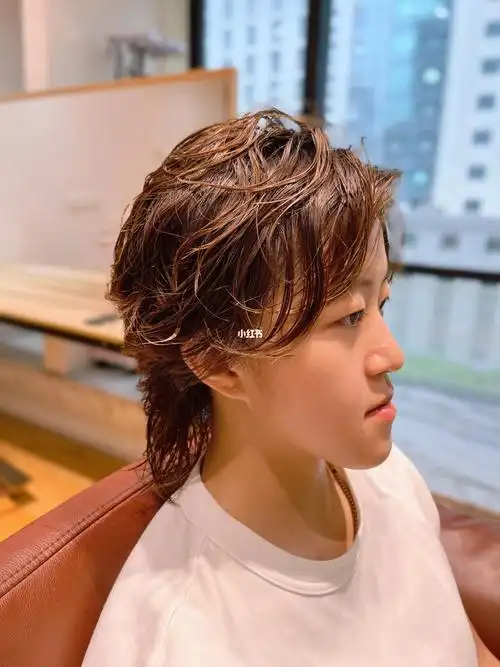 狼尾鲻鱼头  #鲻鱼头烫发  #狼尾鲻鱼头烫发  #狼尾烫发  #日本发型