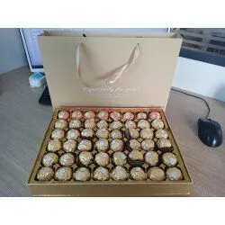 送老婆送男女友表白婚礼礼物手工diy礼盒礼物 金色48粒礼盒装 实拍图