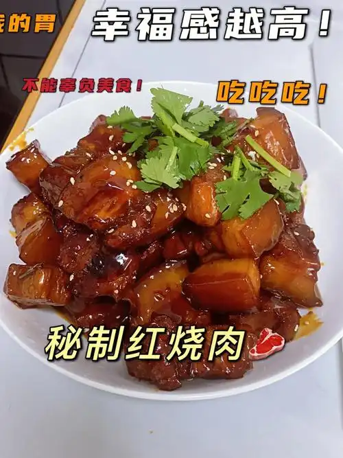 秘制红烧肉家常做法入口即化
