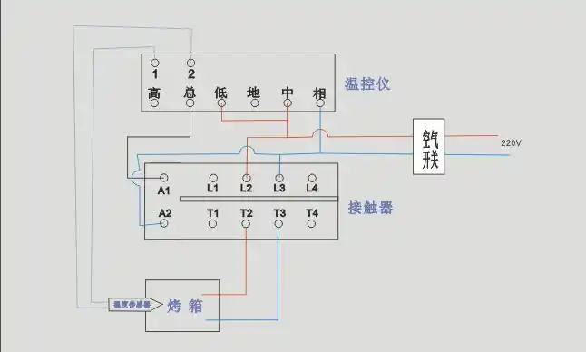 自动控温器接线图