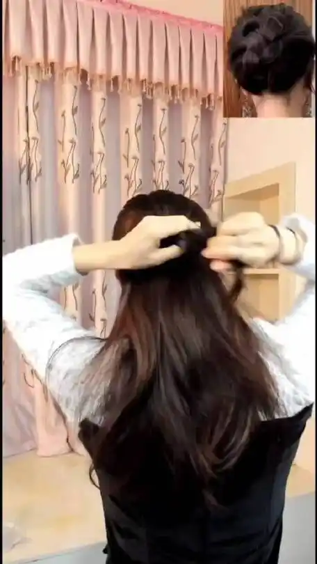 年会发型手残党也能学会的发型 美出高级感 扎发教程