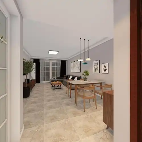 北欧风格三室一厅装修设计效果图