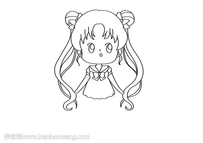 一步一步画美少女