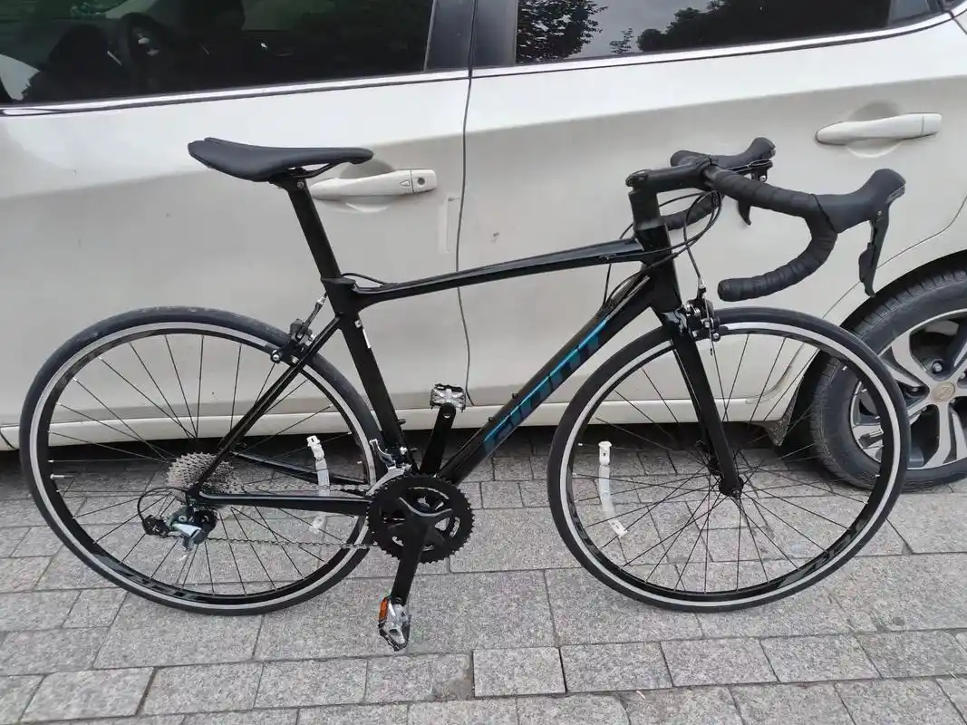 公路自行车.捷安特tcrslr公路车今年买的带转让码 顶级铝 - 抖音