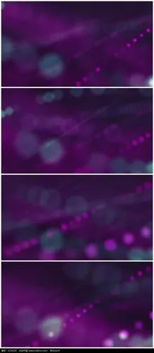 紫色大气粒子链条动态背景视频