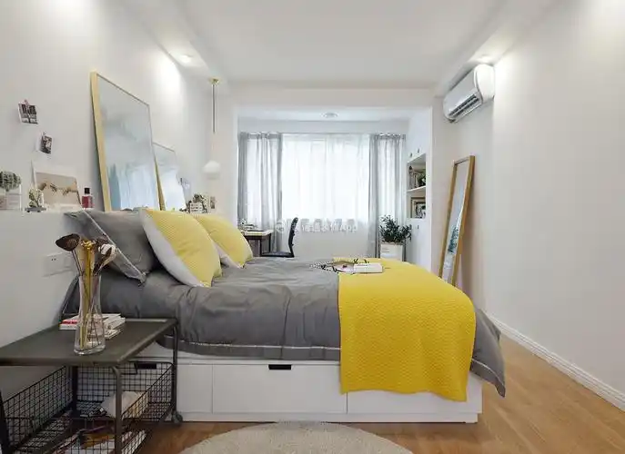 55平米小户型家庭卧室装修设计图片_装信通网效果图