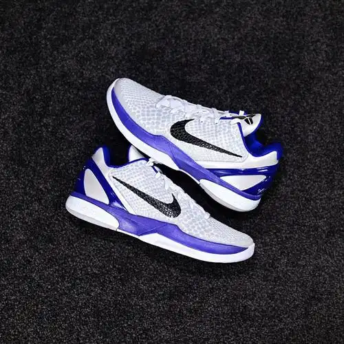 nikekobe6concord白紫实战篮球鞋
