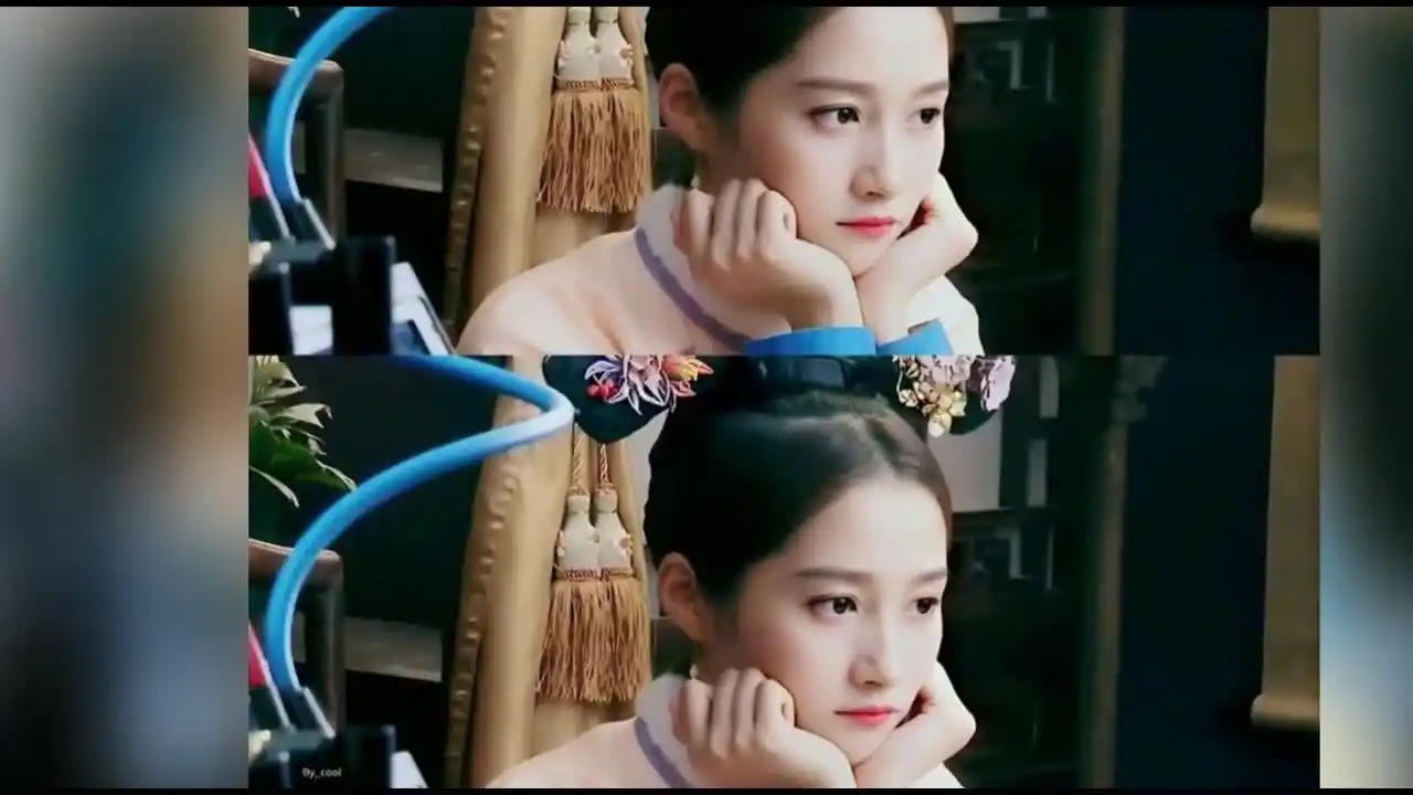 关晓彤着鹅黄色清宫装造型曝光 嘟嘴卖萌秒变俏皮格格