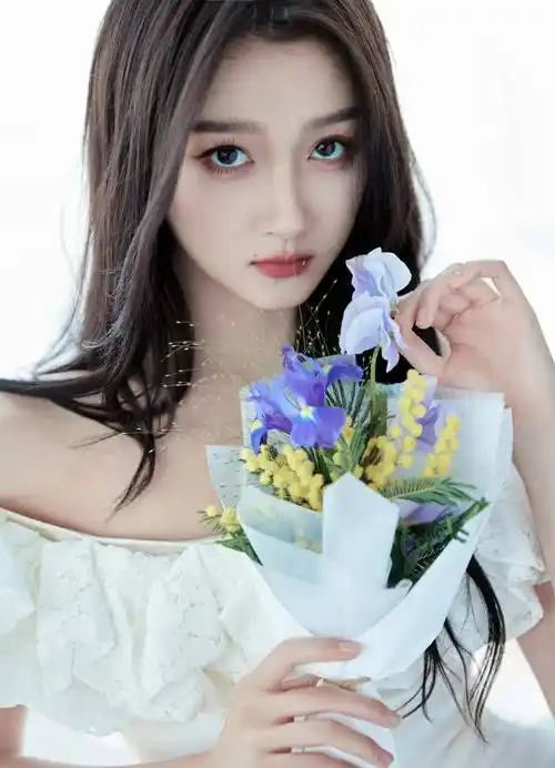 女星关晓彤写真集:国民女神,亭亭玉立