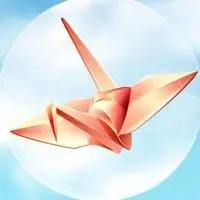 红色千纸鹤头像图片_微信头像图片大全