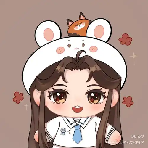 水手服怜怜_天官赐福无料众筹花怜谢怜平涂日系q版插画墨香铜臭板绘