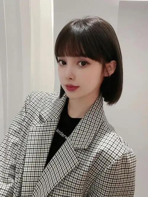 最受女生欢迎的一款lisa短发,短发图片,发型图片