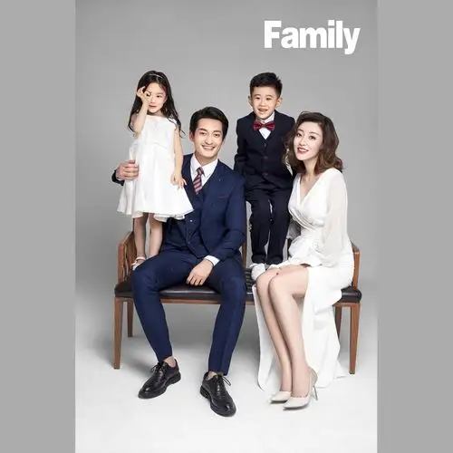 全家福摄影服装主题一家四口家庭装拍照合影w905002110821