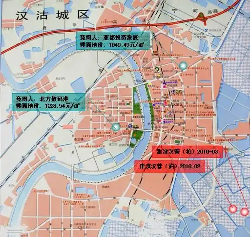天津汉沽两块地溢价6成以上成交城区东扩被看好