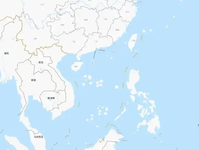 南海诸岛归属范围线,为什么是10段线而不是连续的?