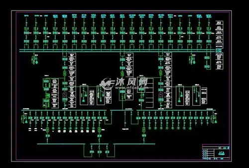 矿山采卤厂电气原理图- 电气工程图纸 - 沐风网