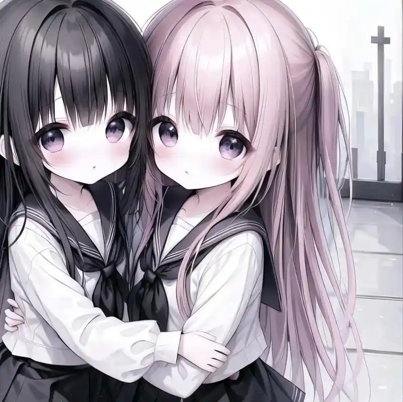 闺蜜女漫头像.雨停了再送雨伞就没意思了#动漫女头 #二次元头 - 抖音