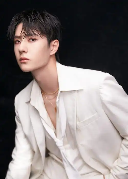 照#@uniq-王一博文艺汇演证件照真的好太帅,精致的五官搭配简约白衬衫