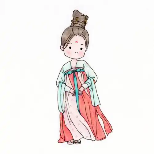 古风人物简笔画教程苍兰诀小兰花