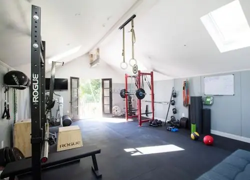 家庭健身房整体布局装修设计图片_装信通网效果图