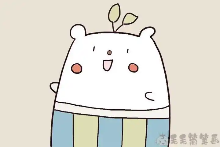 可爱呆萌简笔画可爱卡通