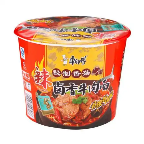 康师傅 辣味秘制香菇卤香牛肉面109g/桶