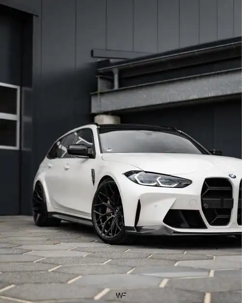 宝马m3旅行版改装德国wf he1极限凹轮毂