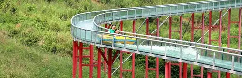 玻璃水滑道设计施工, 玻璃水滑道监管 大觉山玻璃水滑道