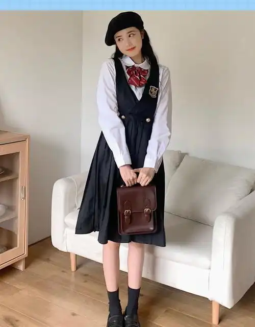 韩版班服秋季套装英伦学院风日系jk制服初高中大学生演出毕业女白短袖
