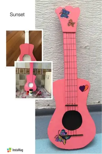 老师给女儿布置的作业～会发出声音的乐器,我们分工合作美美的