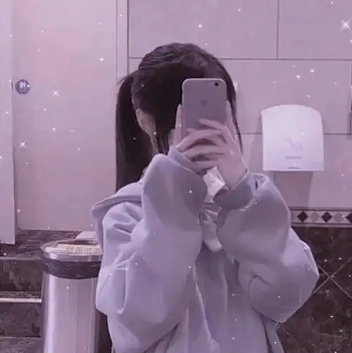 手机控可爱女生头像