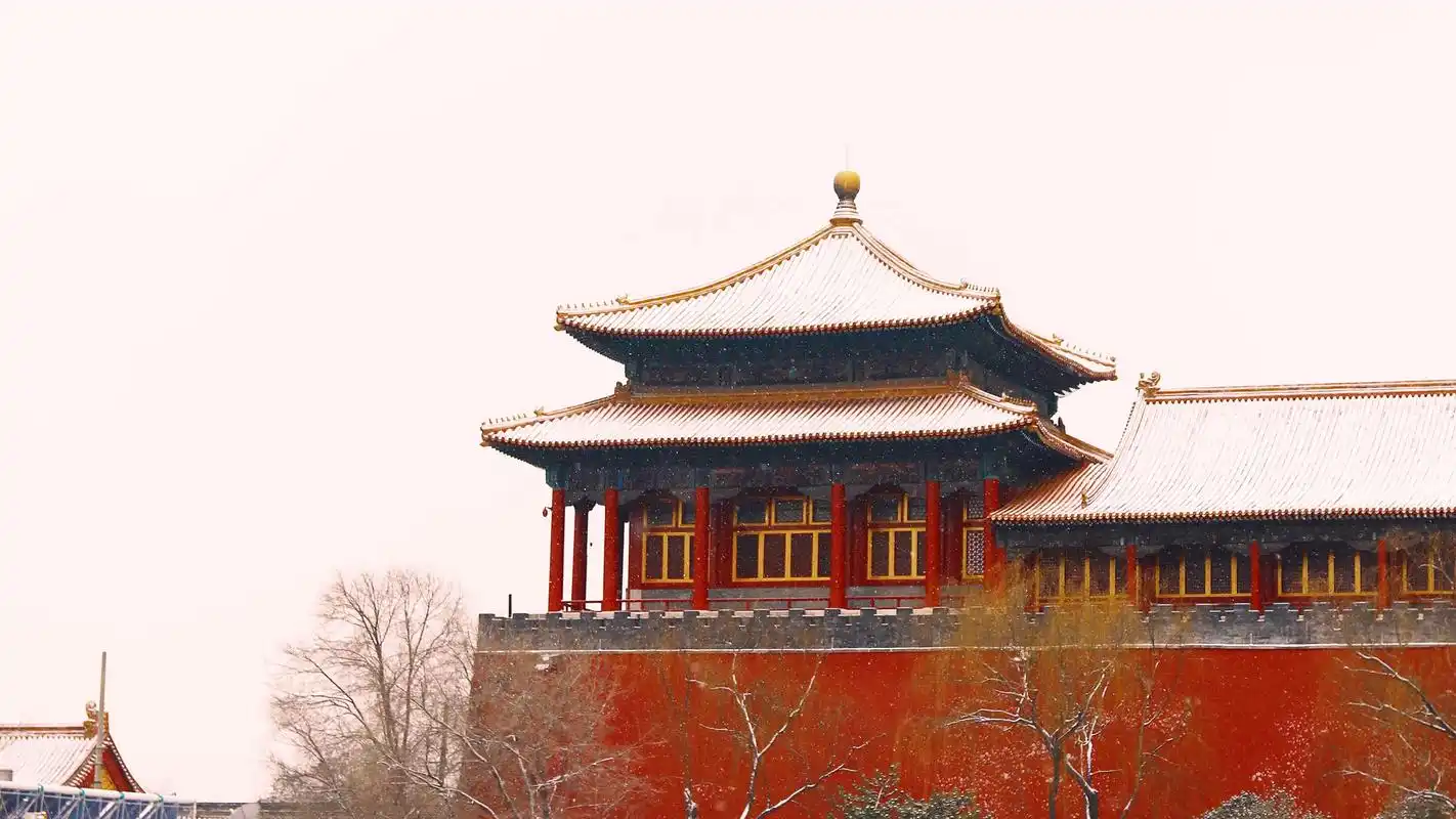 一下雪,故宫美成了紫禁城,北京又变成了北平.