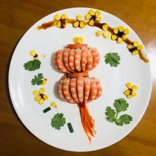 轻轻走过咖啡屋做的吉祥年夜菜75巨简单78开运灯笼虾好吃又好看