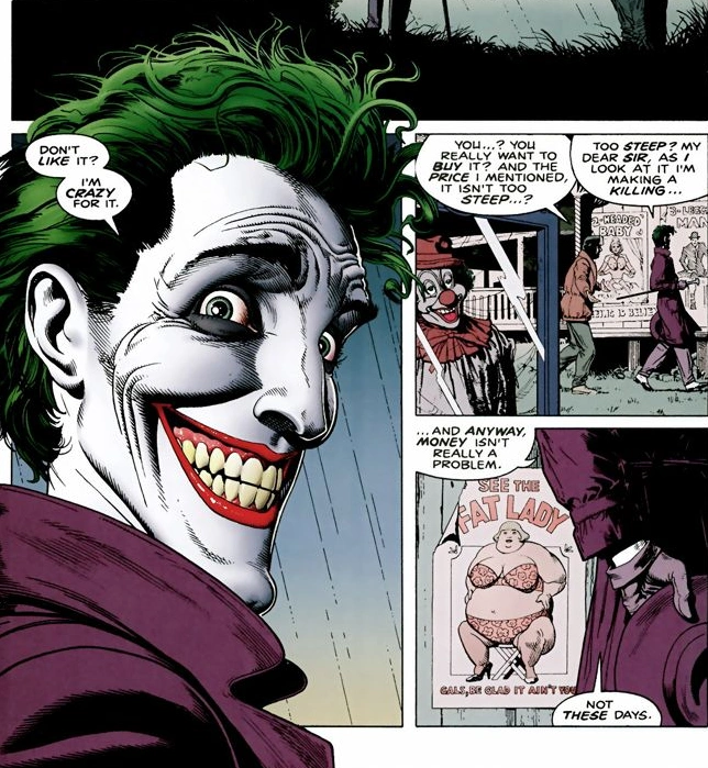 dc宇宙两大笑话之一:《致命玩笑》—小丑最后的笑话