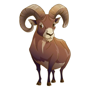 手绘山羊图片大全